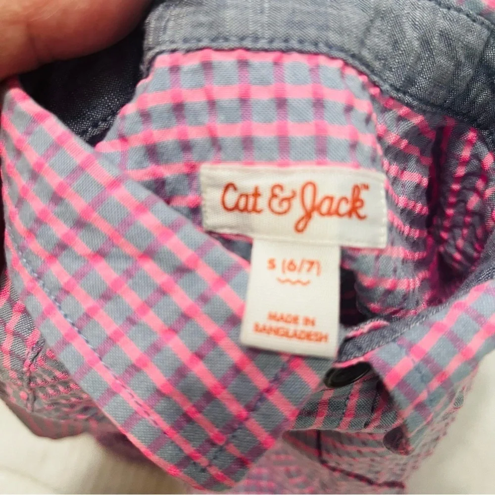 Cat & Jack Pink Button Down Shirt